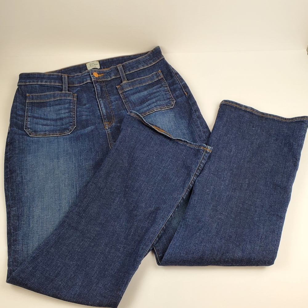 J.Crew Curvy Full Length Demi Bootcut Jeans - Picture 1 of 5